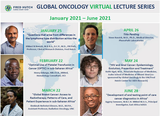 Virtual lecture series schedule
